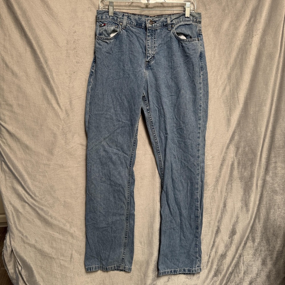 Vintage Tommy Hilfiger Jeans Womens 8R Blue Classic Fit High Rise Denim 2000s